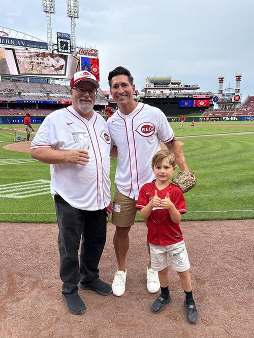 Jack, Justin and Evan at Great American Ball Park